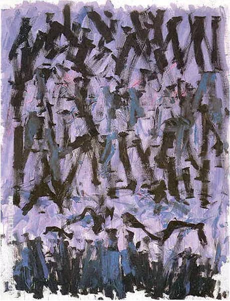 No Daisies 1980 by Joan Mitchell | Oil Painting Reproduction