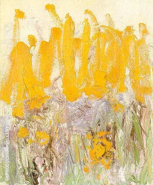 La Lande 1977 by Joan Mitchell | Oil Painting Reproduction