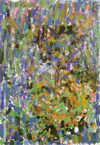 Rosebud 1977 by Joan Mitchell | Oil Painting Reproduction