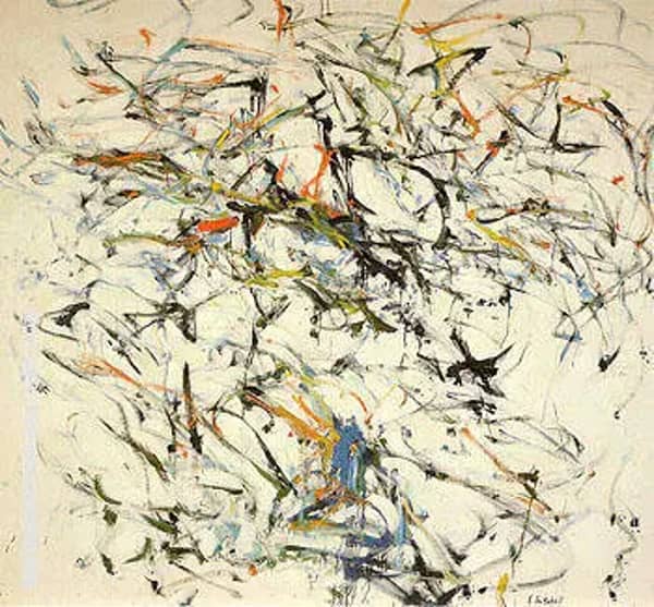 Soldats de Bois 1957 by Joan Mitchell | Oil Painting Reproduction