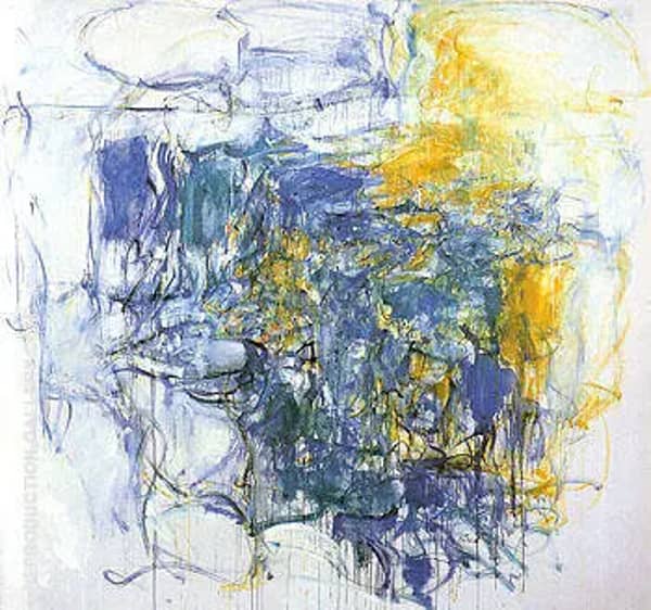 Hudson River Day Line 1955 by Joan Mitchell | Oil Painting Reproduction