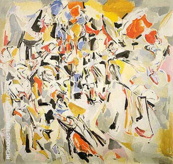 Untitled c1950 1 by Joan Mitchell | Oil Painting Reproduction