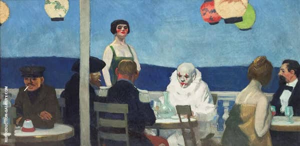 Soir Bleu 1914 by Edward Hopper | Oil Painting Reproduction