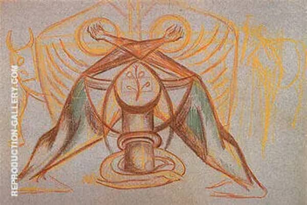 Untitled 1939 by Jackson Pollock (Inspired By) | Oil Painting Reproduction