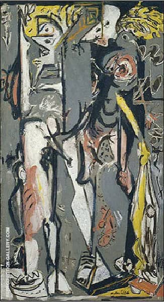 Two c1943 by Jackson Pollock (Inspired By) | Oil Painting Reproduction