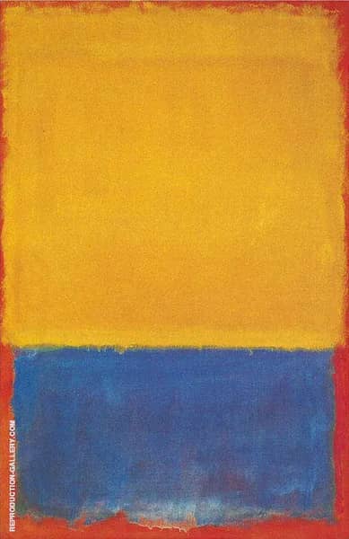 Yellow and Blue 1955 | Oil Painting Reproduction