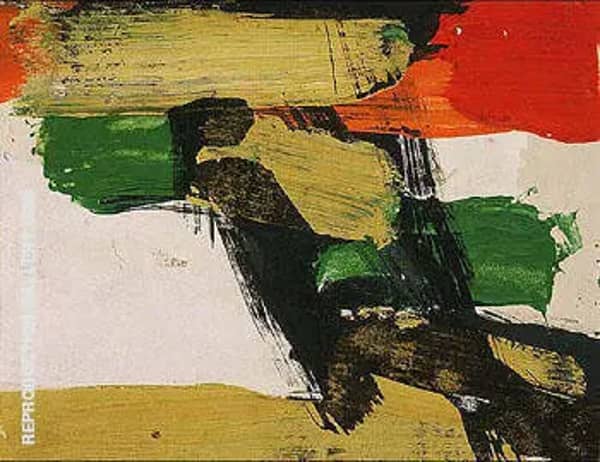 Untitled 1957 B by Franz Kline | Oil Painting Reproduction
