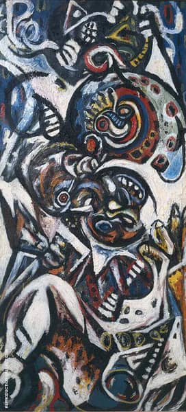 Birth 1938 by Jackson Pollock (Inspired By) | Oil Painting Reproduction