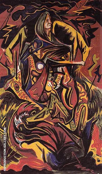 Composition with Woman 1938 | Oil Painting Reproduction