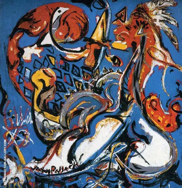 The Moon Woman Cuts the Circle 1943 | Oil Painting Reproduction