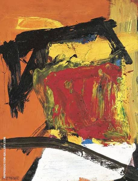 Red Field 1955 by Franz Kline | Oil Painting Reproduction
