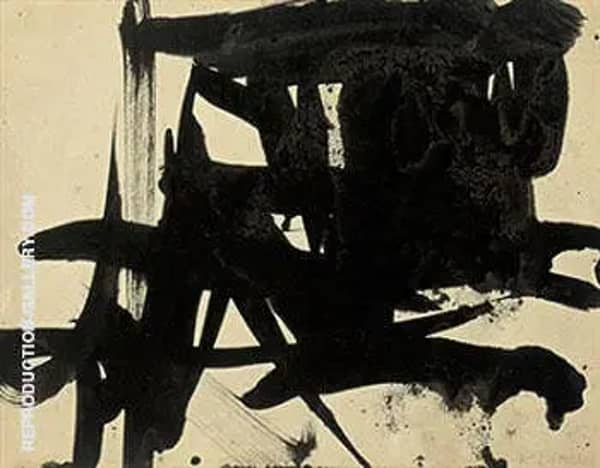 Untitled 1953 I by Franz Kline | Oil Painting Reproduction