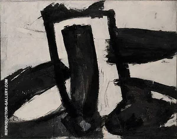 Untitled 1952 B by Franz Kline | Oil Painting Reproduction