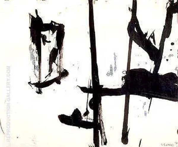 Untitled 1952 C by Franz Kline | Oil Painting Reproduction