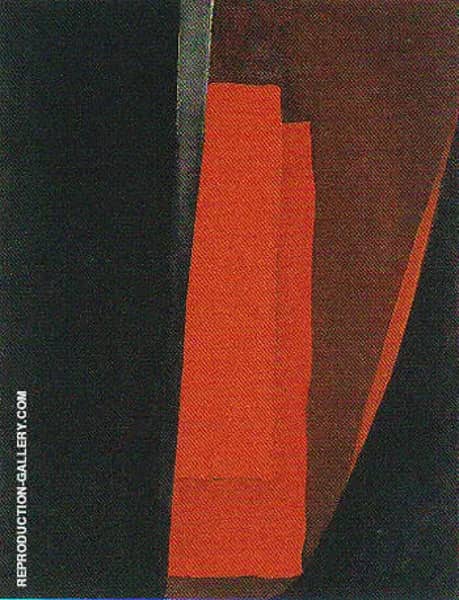 Abstraction Red and Black Night 1929 | Oil Painting Reproduction