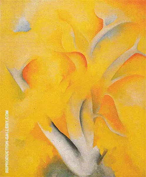 Autumn Trees The White Birch 1924 | Oil Painting Reproduction