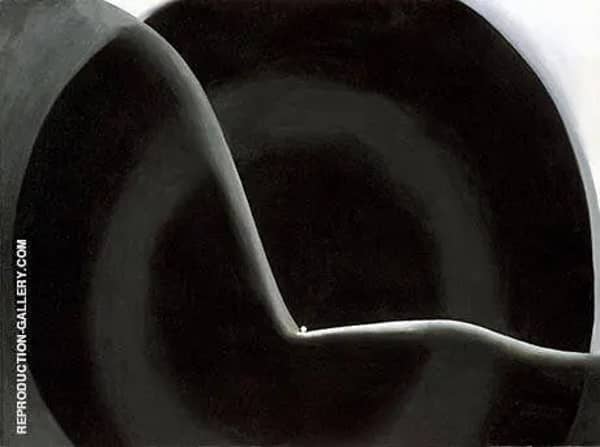 Black Abstraction 1927 by Georgia O'Keeffe | Oil Painting Reproduction