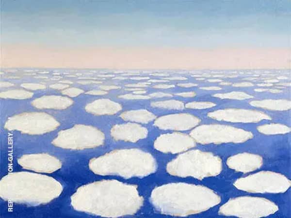 Above The Clouds 1 1962 by Georgia O'Keeffe | Oil Painting Reproduction