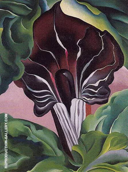 Jack In Pulpit 1930 No 2 by Georgia O'Keeffe | Oil Painting Reproduction