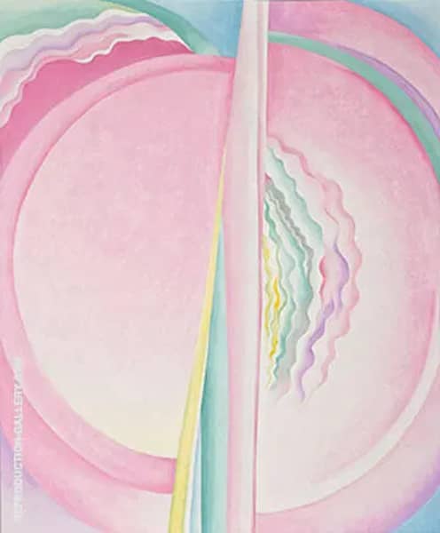 Pink Abstraction 1929 by Georgia O'Keeffe | Oil Painting Reproduction
