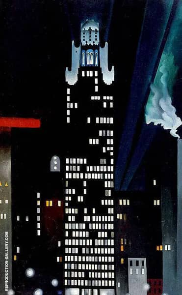 Radiator Building Night New York 1927 | Oil Painting Reproduction