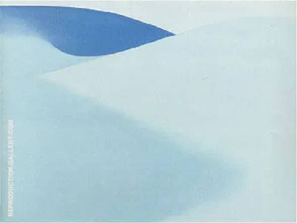Blue Sand 1957 by Georgia O'Keeffe | Oil Painting Reproduction