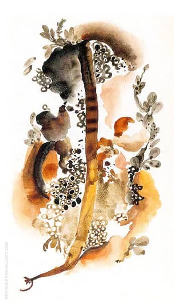Untitled Seaweed 1920 by Georgia O'Keeffe | Oil Painting Reproduction