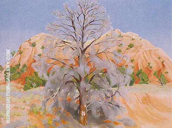 Dead Tree With Pink Hill 1945 | Oil Painting Reproduction