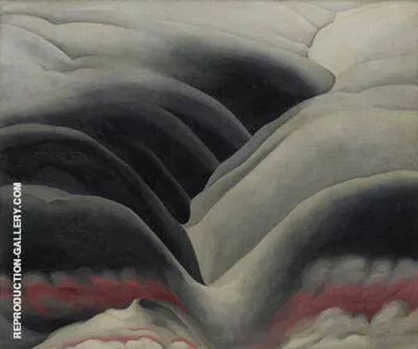 Black Place 1945 1 by Georgia O'Keeffe | Oil Painting Reproduction