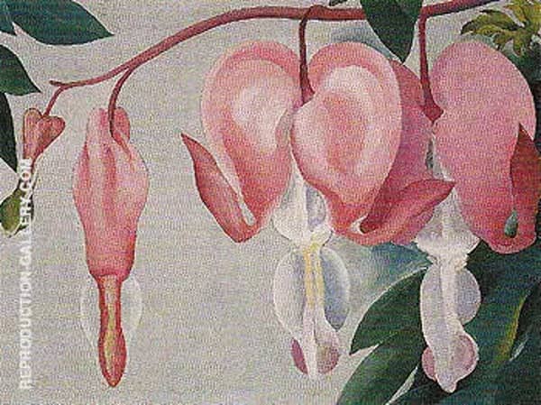 Bleeding Heart 1938 1 by Georgia O'Keeffe | Oil Painting Reproduction