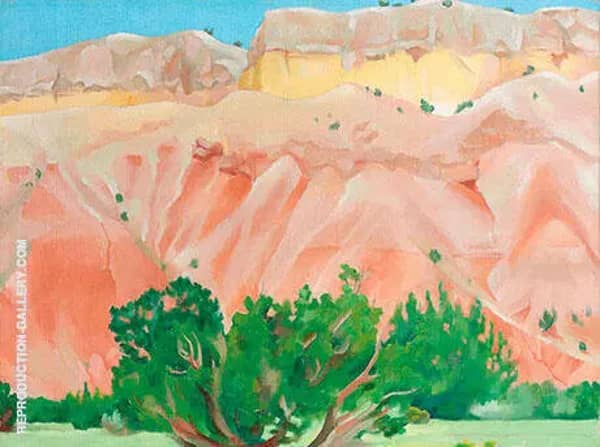 My Back Yard 1943 by Georgia O'Keeffe | Oil Painting Reproduction