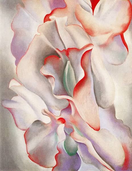 Pink Sweet Peas 1927 by Georgia O'Keeffe | Oil Painting Reproduction