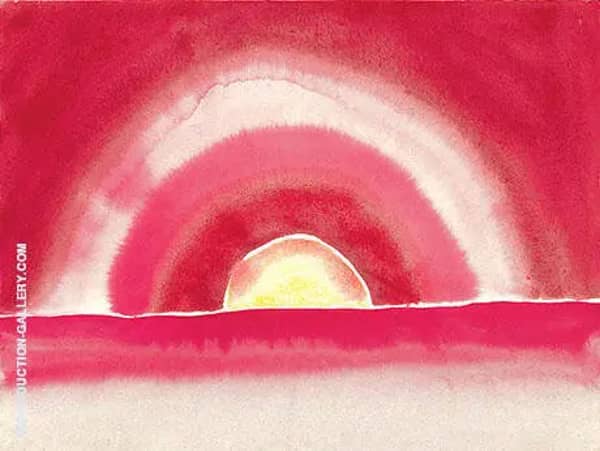 Sunrise 1916 by Georgia O'Keeffe | Oil Painting Reproduction