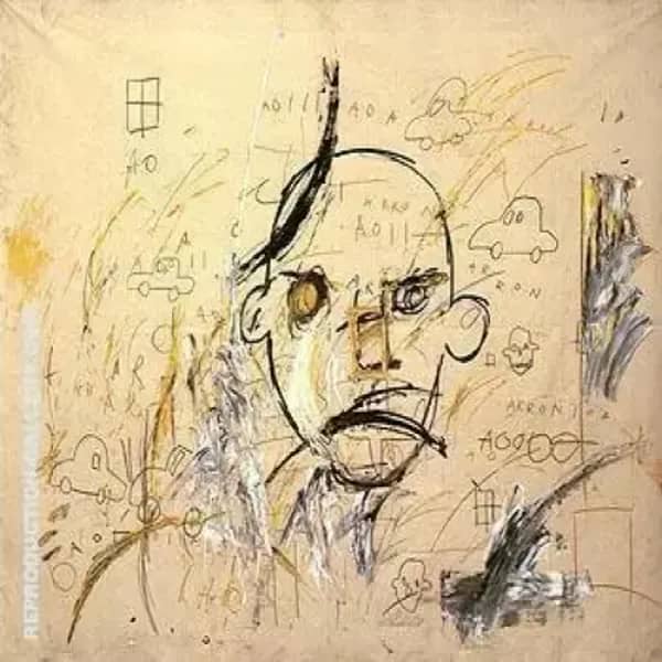 Aaron I 1981 by Jean Michel Basquiat | Oil Painting Reproduction