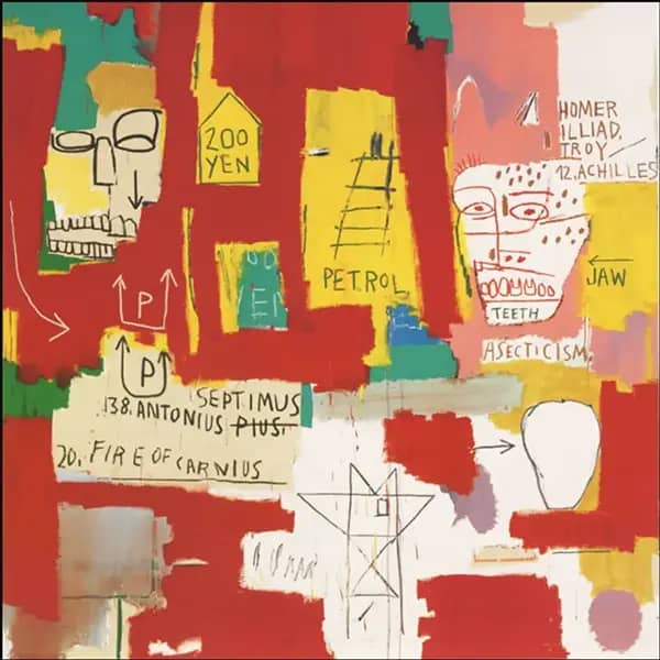 Dos Cabezas 1983 by Jean Michel Basquiat | Oil Painting Reproduction