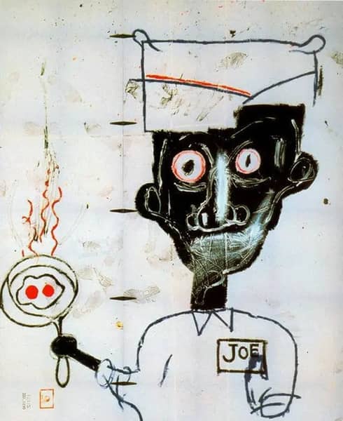 Eyes and Eggs 1983 by Jean Michel Basquiat | Oil Painting Reproduction