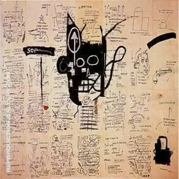 Untitled 1982 10 by Jean Michel Basquiat | Oil Painting Reproduction