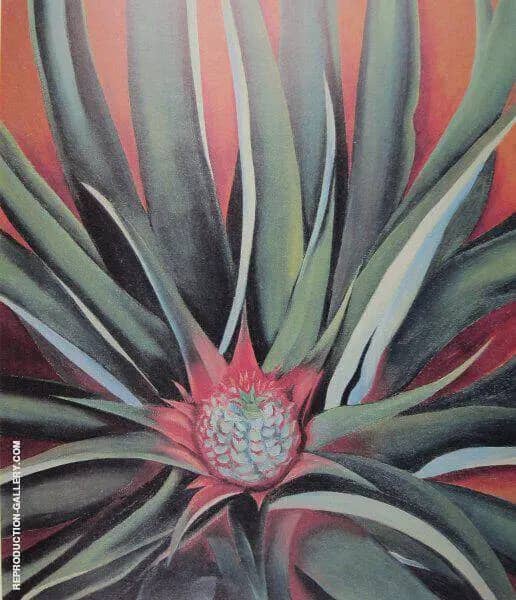 Pineapple Bud 1939 by Georgia O'Keeffe | Oil Painting Reproduction
