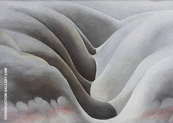 The Black Place 1945 3 by Georgia O'Keeffe | Oil Painting Reproduction