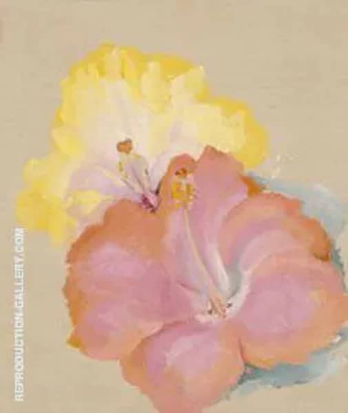 Untitled Hibiscus 1939 by Georgia O'Keeffe | Oil Painting Reproduction