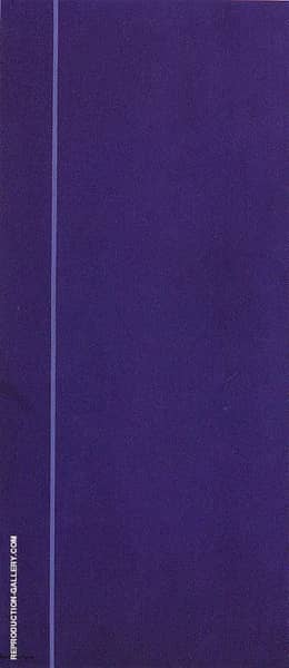 Queen of the Night II 1967 by Barnett Newman | Oil Painting Reproduction