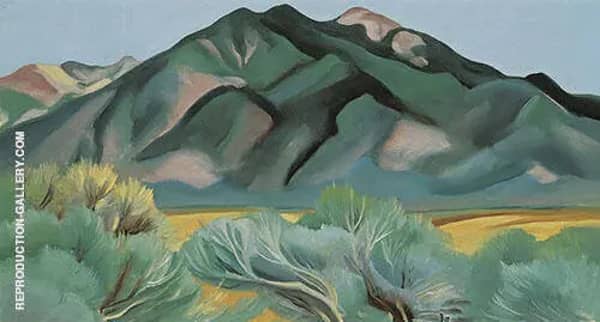 Taos Mountain New Mexico 1930 | Oil Painting Reproduction