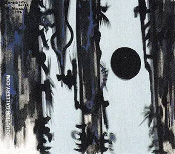Genosis The Break 1946 by Barnett Newman | Oil Painting Reproduction