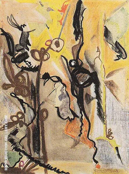 The Song of Orpheus 1944 by Barnett Newman | Oil Painting Reproduction