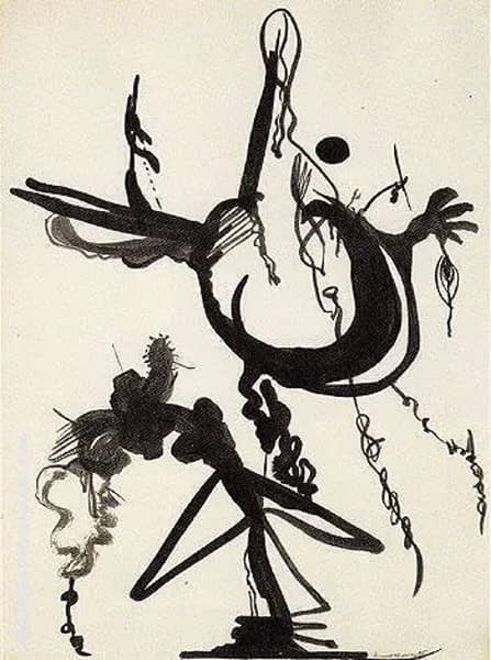 Untitled 1945 8 by Barnett Newman | Oil Painting Reproduction