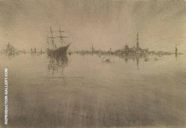 Nocturne c1880 by James McNeill Whistler | Oil Painting Reproduction
