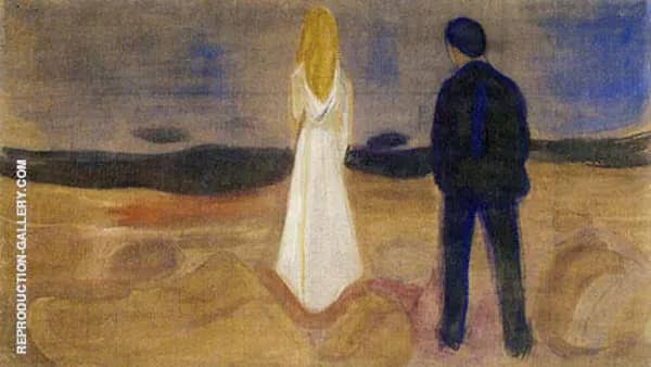 The Lonely Ones Summer Night from The Reinhardt Frieze c1906 | Oil Painting Reproduction