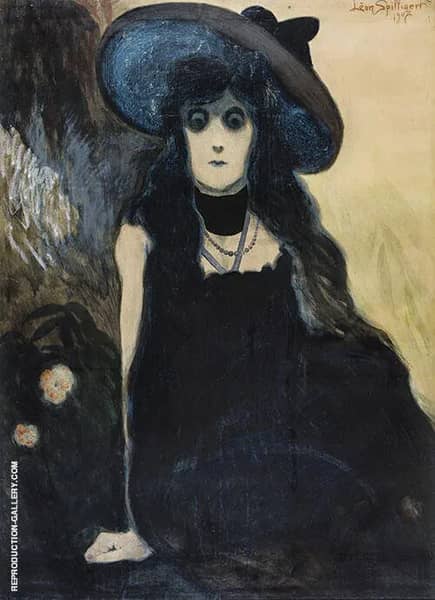 The Absinthe Drinker by Leon Spilliaert | Oil Painting Reproduction