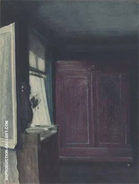 La Chambre A Coucher by Leon Spilliaert | Oil Painting Reproduction