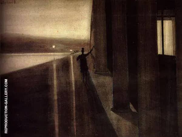 Night by Leon Spilliaert | Oil Painting Reproduction